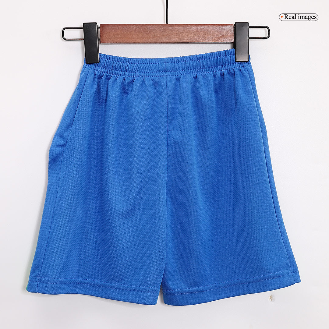 Kid's Brazil Home Jerseys Full Kit Copa América 2024