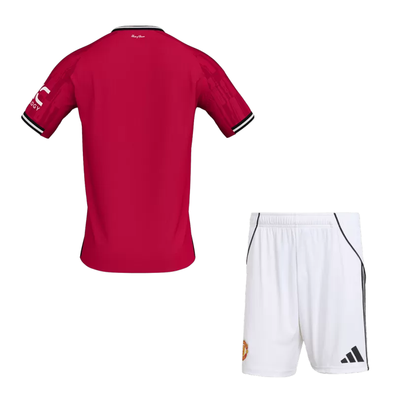 Manchester United Home Soccer Jersey Kit(Jersey+Shorts) 2025/26 Top Koszulki Pilka Sklep