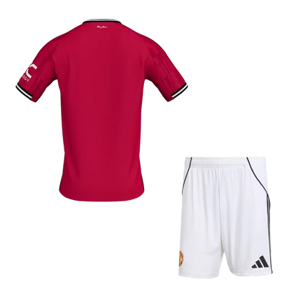 Manchester United Home Soccer Jersey Kit(Jersey+Shorts) 2025/26 Top Koszulki Pilka Sklep