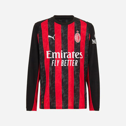 AC Milan 2025/26 Koszulka domowa z długim rękawem Top Koszulki Pilka Sklep
