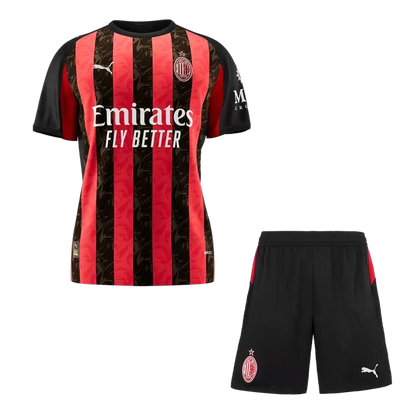 Zestaw domowy AC Milan Soccer Jersey (koszulka + spodenki) 2025/26 Top Koszulki Pilka Sklep