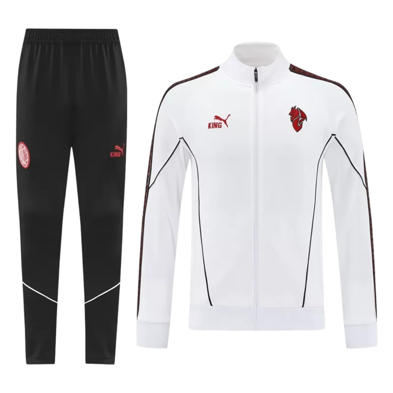 AC Milan Training Jacket Kit (Jacket+Pants) 2025/26 - White