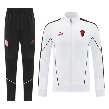 AC Milan Training Jacket Kit (Jacket+Pants) 2025/26 - White