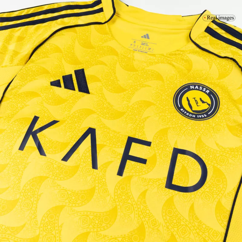 Al Nassr Home Soccer Jersey 2025/26 Top Koszulki Pilka Sklep