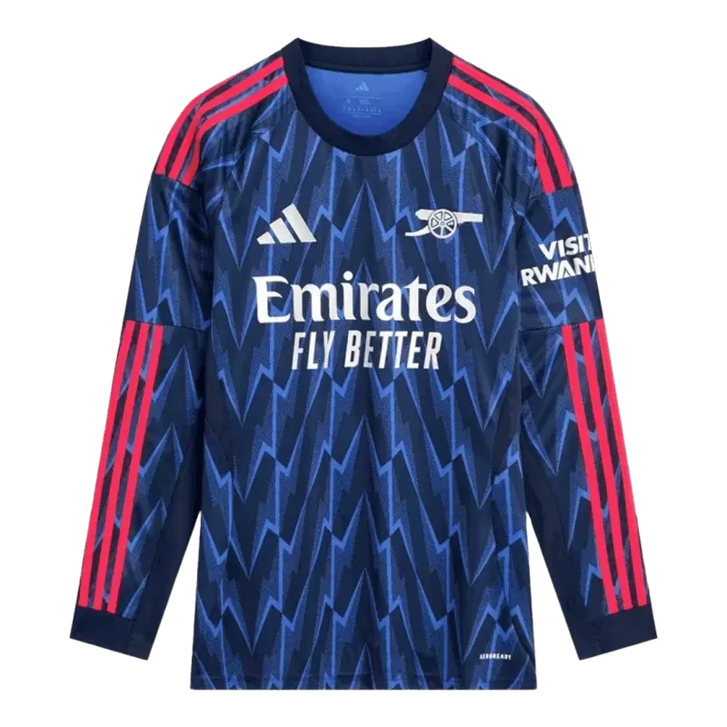 Arsenal Away Long Sleeve Soccer Jersey 2025/26 Top Koszulki Pilka Sklep