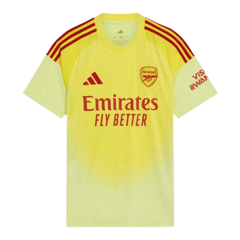 Arsenal Goalkeeper Soccer Jersey 2025/26 Yellow Top Koszulki Pilka Sklep