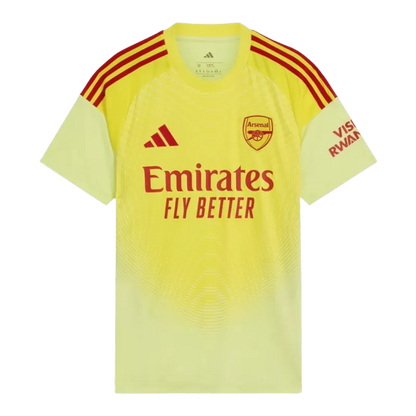 Arsenal Goalkeeper Soccer Jersey 2025/26 Yellow Top Koszulki Pilka Sklep