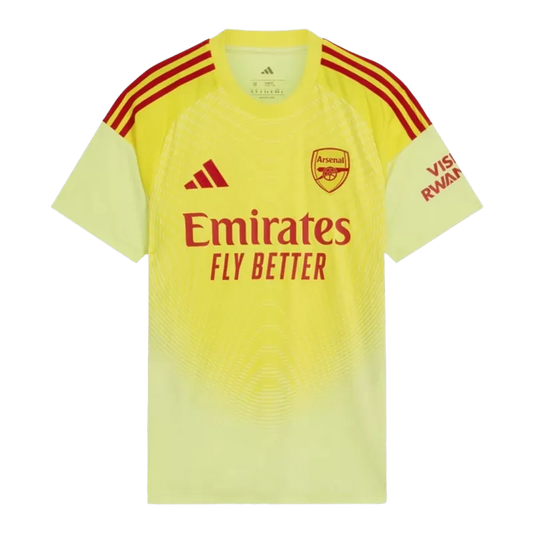 Arsenal Goalkeeper Soccer Jersey 2025/26 Yellow Top Koszulki Pilka Sklep