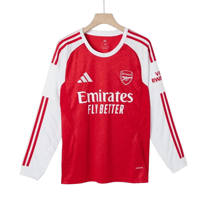 Arsenal Home Long Sleeve Soccer Jersey 2025/26 Top Koszulki Pilka Sklep