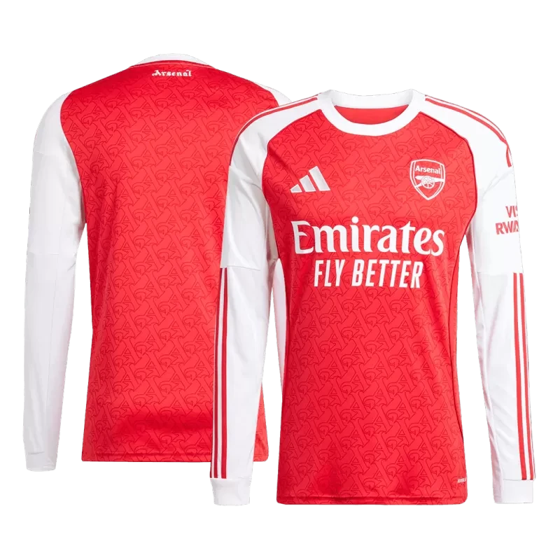 Arsenal Home Long Sleeve Soccer Jersey 2025/26 Top Koszulki Pilka Sklep
