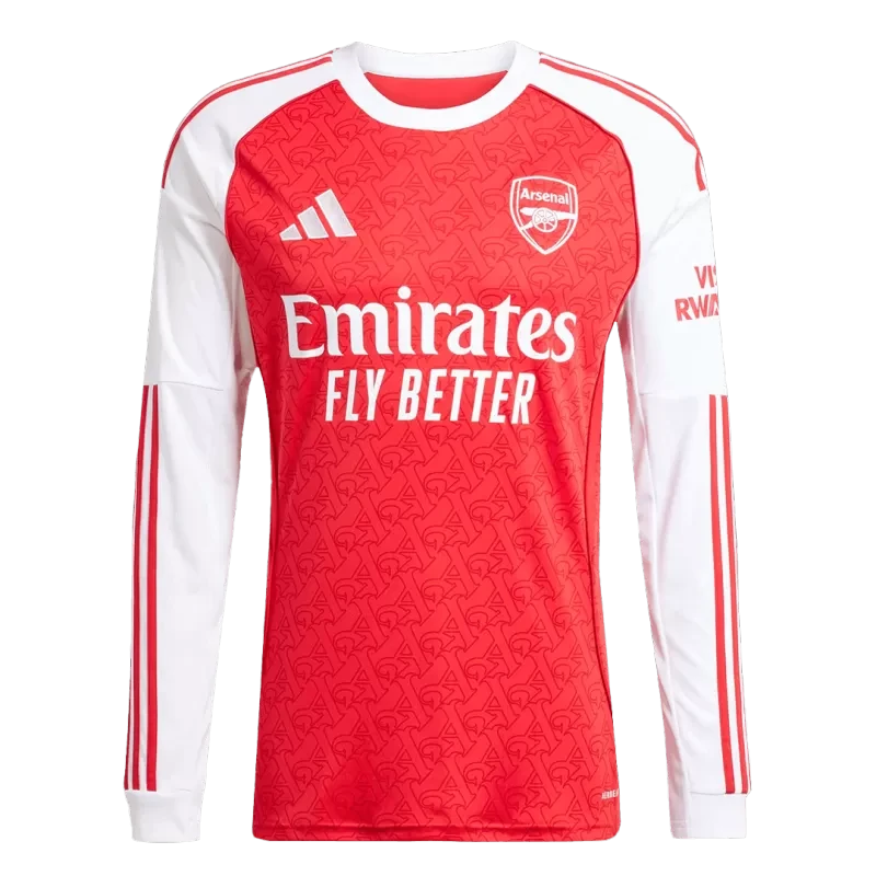 Arsenal Home Long Sleeve Soccer Jersey 2025/26 Top Koszulki Pilka Sklep