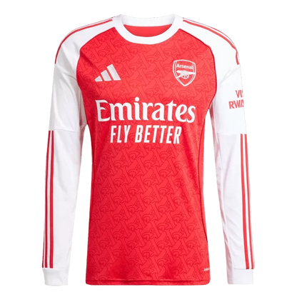 Arsenal Home Long Sleeve Soccer Jersey 2025/26 Top Koszulki Pilka Sklep