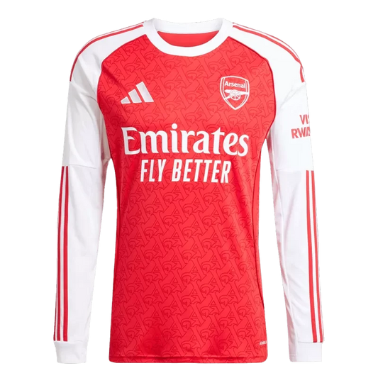 Arsenal Home Long Sleeve Soccer Jersey 2025/26 Top Koszulki Pilka Sklep