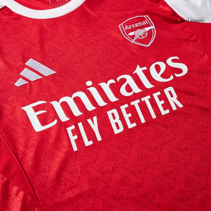 Arsenal Home Long Sleeve Soccer Jersey 2025/26 Top Koszulki Pilka Sklep