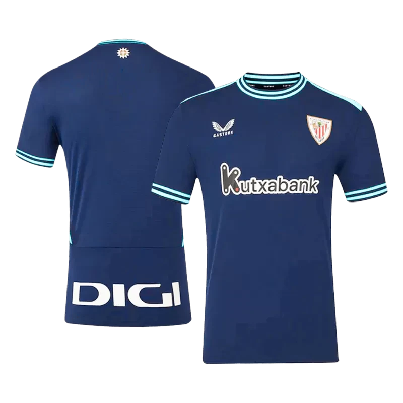 Athletic Club de Bilbao Away Soccer Jersey 2025/26 Top Koszulki Pilka Sklep