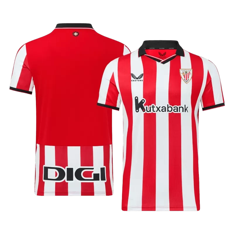 Athletic Club de Bilbao Home Soccer Jersey 2025/26 Top Koszulki Pilka Sklep