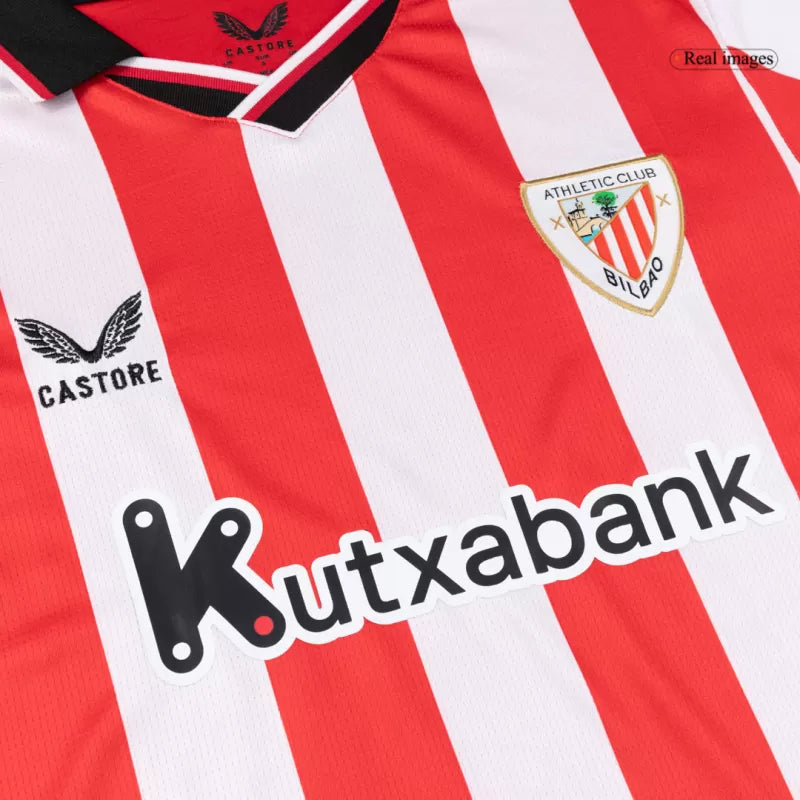 Athletic Club de Bilbao Home Soccer Jersey 2025/26 Top Koszulki Pilka Sklep