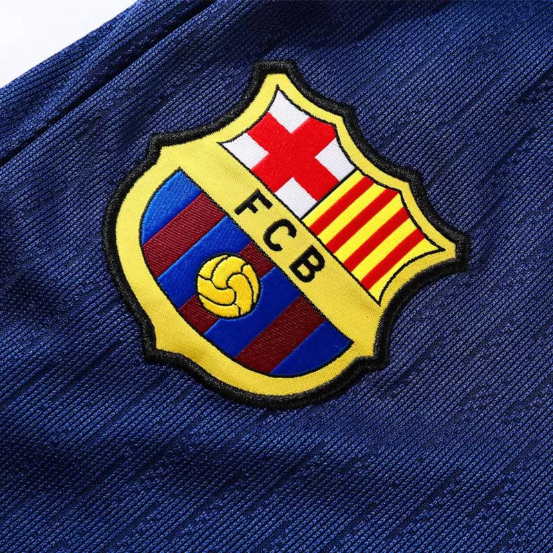 Barcelona 1/4 Zip Training Kit (Jacket + Pants) 2025/26 - Navy Top Koszulki Pilka Sklep