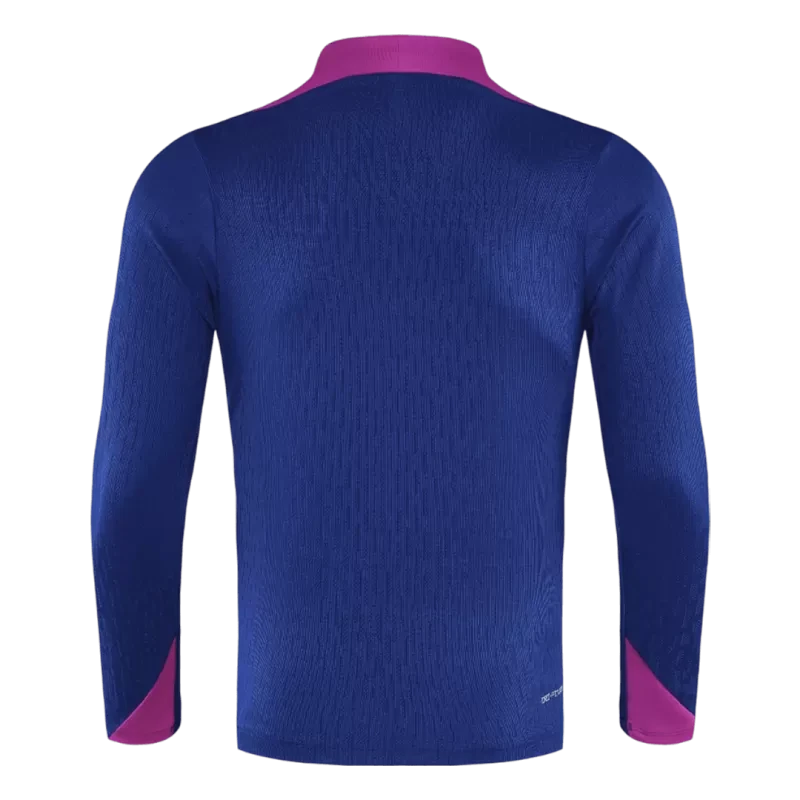 Barcelona 1/4 Zip Training Kit (Jacket + Pants) 2025/26 - Navy Top Koszulki Pilka Sklep