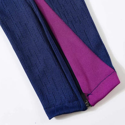 Barcelona 1/4 Zip Training Kit (Jacket + Pants) 2025/26 - Purple Top Koszulki Pilka Sklep