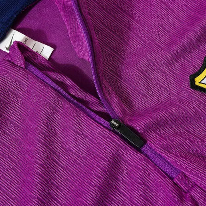 Barcelona 1/4 Zip Training Kit (Jacket + Pants) 2025/26 - Purple Top Koszulki Pilka Sklep