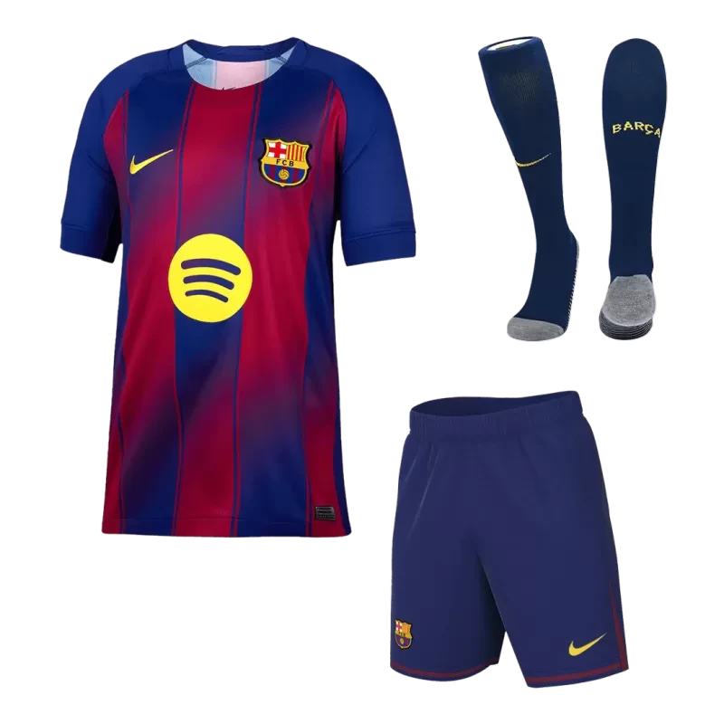 Barcelona Home Soccer Jersey Kit(Jersey+Shorts+Socks) 2025/26 Top Koszulki Pilka Sklep