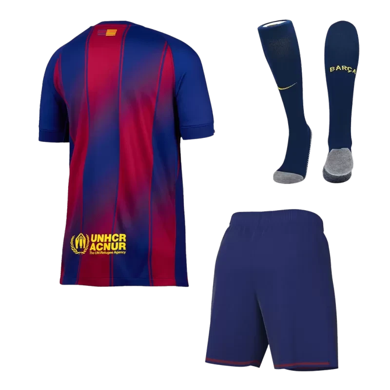 Barcelona Home Soccer Jersey Kit(Jersey+Shorts+Socks) 2025/26 Top Koszulki Pilka Sklep
