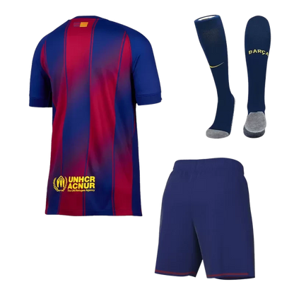 Barcelona Home Soccer Jersey Kit(Jersey+Shorts+Socks) 2025/26 Top Koszulki Pilka Sklep