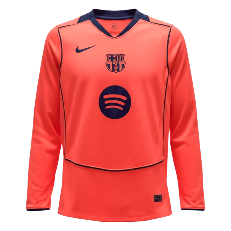 Barcelona Third Away Long Sleeve Soccer Jersey 2025/26 Top Koszulki Pilka Sklep