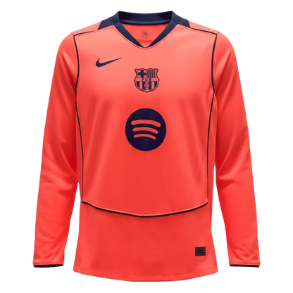 Barcelona Third Away Long Sleeve Soccer Jersey 2025/26 Top Koszulki Pilka Sklep