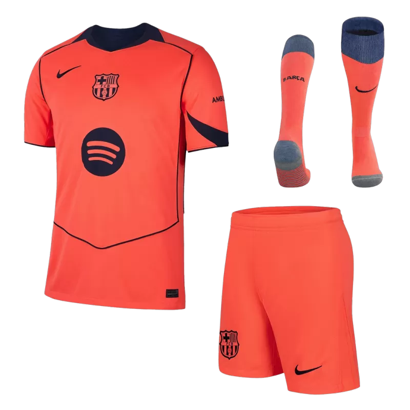 Barcelona Third Away Soccer Jersey Kit(Jersey+Shorts+Socks) 2025/26 Top Koszulki Pilka Sklep