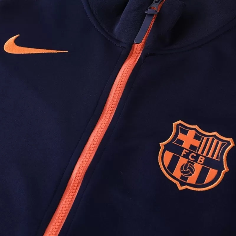 Barcelona Training Jacket 2025/26 - Navy&Orange Top Koszulki Pilka Sklep