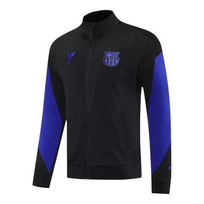 Barcelona Training Jacket Kit (Jacket+Pants) 2025/26 - Black&Blue Top Koszulki Pilka Sklep