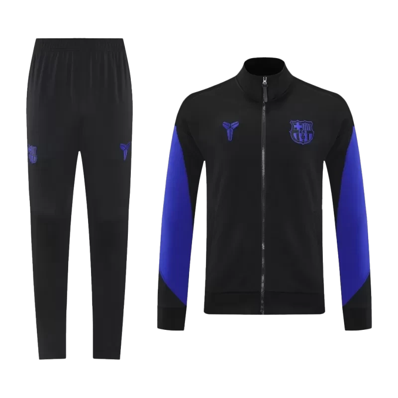 Barcelona Training Jacket Kit (Jacket+Pants) 2025/26 - Black&Blue Top Koszulki Pilka Sklep