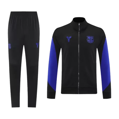 Barcelona Training Jacket Kit (Jacket+Pants) 2025/26 - Black&Blue Top Koszulki Pilka Sklep