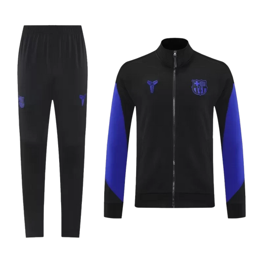 Barcelona Training Jacket Kit (Jacket+Pants) 2025/26 - Black&Blue Top Koszulki Pilka Sklep