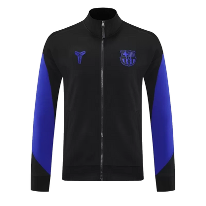 Barcelona Training Jacket Kit (Jacket+Pants) 2025/26 - Black&Blue Top Koszulki Pilka Sklep