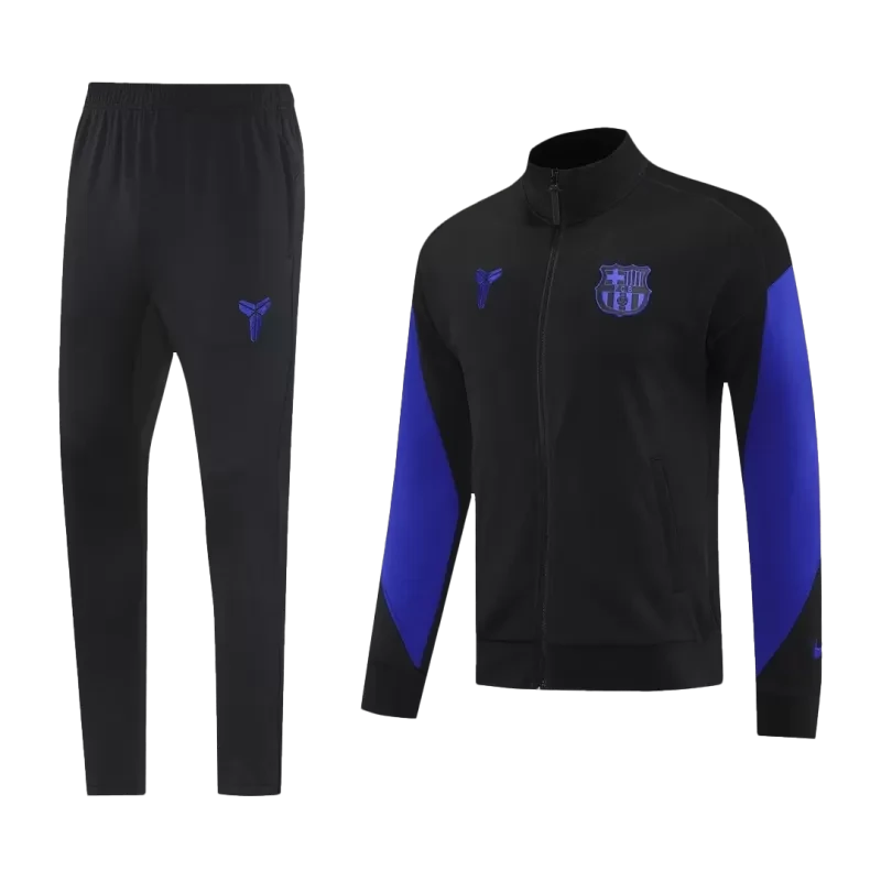 Barcelona Training Jacket Kit (Jacket+Pants) 2025/26 - Black&Blue Top Koszulki Pilka Sklep