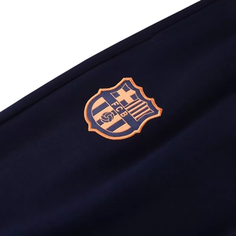 Barcelona Training Jacket Kit (Jacket+Pants) 2025/26 - Navy&Orange Top Koszulki Pilka Sklep
