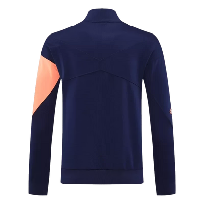 Barcelona Training Jacket Kit (Jacket+Pants) 2025/26 - Navy&Orange Top Koszulki Pilka Sklep
