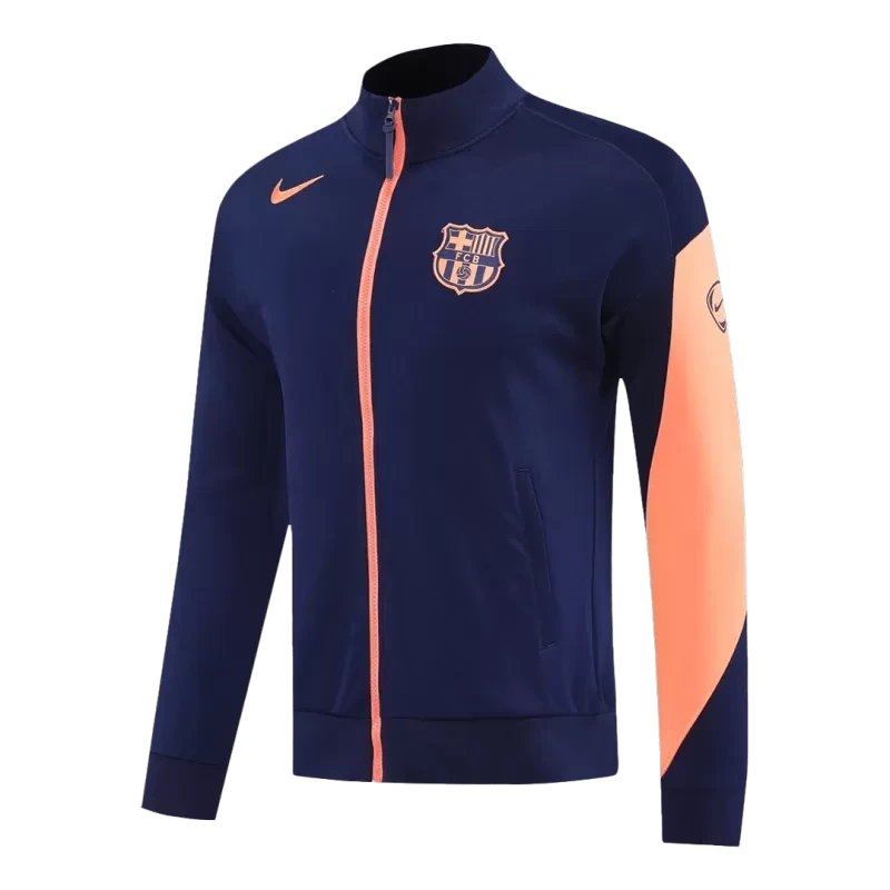 Barcelona Training Jacket Kit (Jacket+Pants) 2025/26 - Navy&Orange Top Koszulki Pilka Sklep
