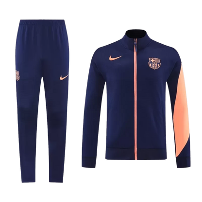Barcelona Training Jacket Kit (Jacket+Pants) 2025/26 - Navy&Orange Top Koszulki Pilka Sklep