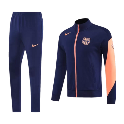 Barcelona Training Jacket Kit (Jacket+Pants) 2025/26 - Navy&Orange Top Koszulki Pilka Sklep