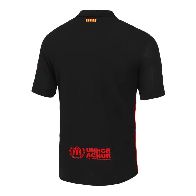 Player Version Barcelona X Travis Scott Away Soccer Jersey 2024/25 - Red Top Koszulki Pilka Sklep