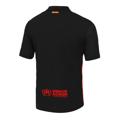 Player Version Barcelona X Travis Scott Away Soccer Jersey 2024/25 - Red Top Koszulki Pilka Sklep