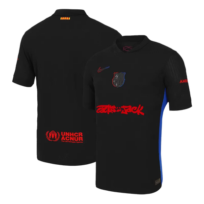 Player Version Barcelona X Travis Scott Away Soccer Jersey 2024/25 - Red Top Koszulki Pilka Sklep