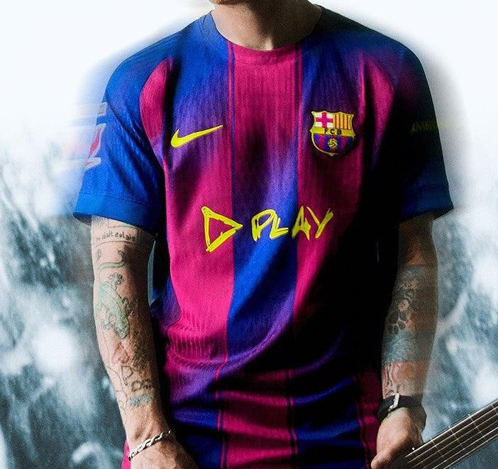 Koszulka piłkarska Barcelona x Spotify Playlist 2025/26 Ed Sheeran Top Koszulki Pilka Sklep