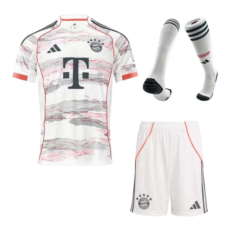 Bayern Munich Away Soccer Jersey Kit(Jersey+Shorts+Socks) 2025/26 Top Koszulki Pilka Sklep