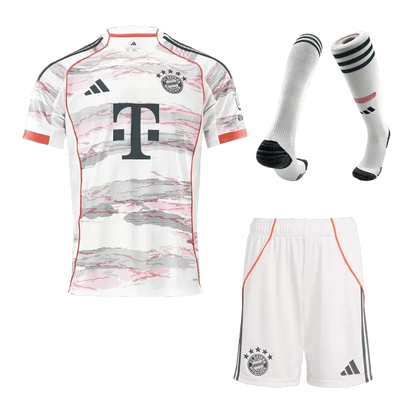 Bayern Munich Away Soccer Jersey Kit(Jersey+Shorts+Socks) 2025/26 Top Koszulki Pilka Sklep