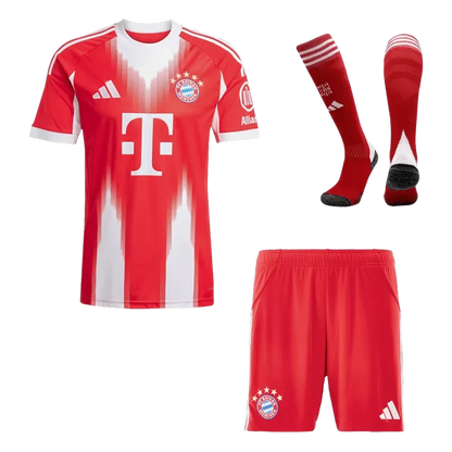 Bayern Munich Home Soccer Jersey Kit(Jersey+Shorts+Socks) 2025/26 Top Koszulki Pilka Sklep